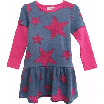 Dívčí šaty Dívčí šaty Topo in Fashion hvězdy dlouhý rukáv velikost 146 (10770-803)