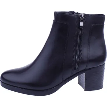 Dámské kozačky Boty Parrotto 819 černé dámské kožené polokozačky Velikost: 42