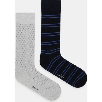 Pánská móda Ponožky Gant 2-pack 9960358 námořnická modř 59X, vel. 43/45