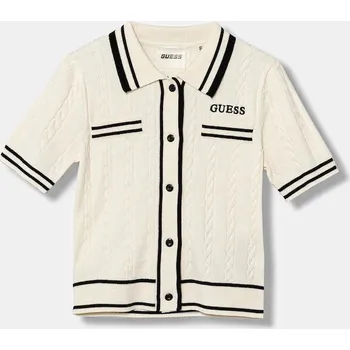 Dívčí oblečení Dětský kardigan Guess J6RR16.Z4652.PPY2 béžová 01X, vel. 118-122