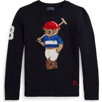 Pánský svetr Dětský bavlněný svetr Polo Ralph Lauren 323A95620001 námořnická modř 59X, vel. 136-138