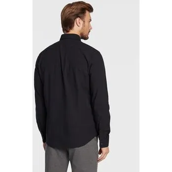 Pánská košile Hugo Košile Evito 50479302 Černá Slim Fit XS