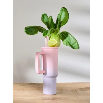 Sinsay - Znovu použitelný hrnek s brčkem - vícebarevná - 052AL-MLC - 052AL-MLC-ONE-4