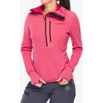 Dámská móda Dámská mikina s kapucí La Sportiva Big Wall Pullover Hoody - rosebay