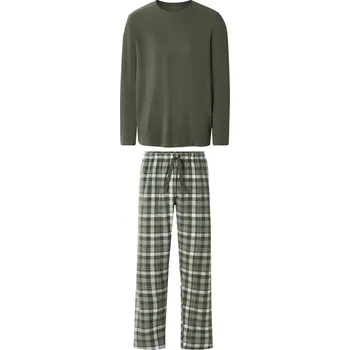Pánské pyžamo Esmara Men Pánské fleecové pyžamo (zelená, S (44/46))