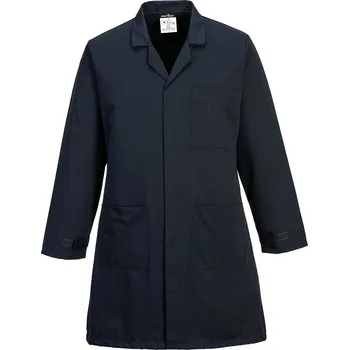 Gastro oděv PORTWEST ESD antistatický plášť Velikost: M, Barva: půlnoční modrá