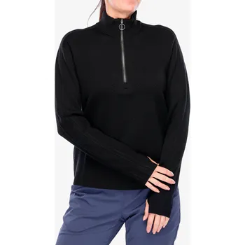 Dámská mikina Dámská mikina Icebreaker Anniversary Original LS Half Zip - black