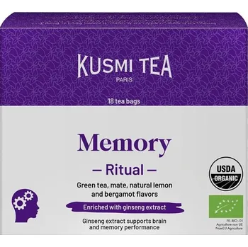 Čaj Kusmi Tea Organic Ritual Memory krabička 18 sáčků + 2 měsíce na vrácení zboží