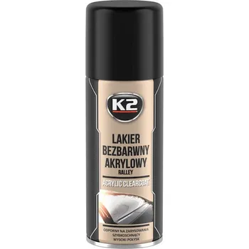 Autolak Akrylový lak K2 L349 bezbarvý 400ml