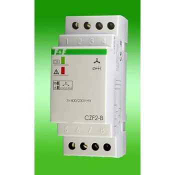 Relé F&F Relé ztrátové fáze a asymetrie s ovládáním stykače 10A 1Z 4sec 55V CZF-2B