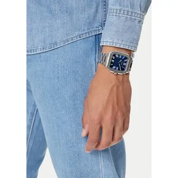 Hodinky Hodinky Fossil Crosby FS6121 Stříbrná OS