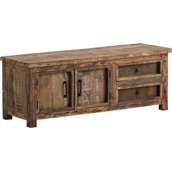 Televizní stolek Rustikální TV stolek 122 cm Amazonas recyklované dřevo