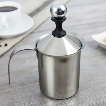 Příslušenství pro přípravu kávy TADAR KULKA napěňovač mléka z nerezové oceli 0,4 l