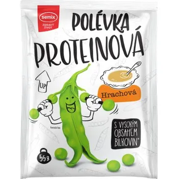 Proteinová polévka hrachová 55g, SEMIX Výprodej DMT 12/2025