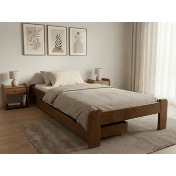 Nábytek Postel ADA 80 x 200 cm, dub Rošt: Bez roštu, Matrace: Bez matrace