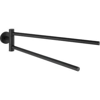 Dávkovač mýdla Wenko Matně černý nástěnný držák na ručníky z nerezové oceli Bosio – Rozbale(v)no