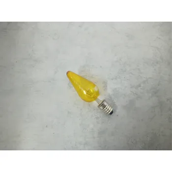 Vánoční dekorace DANAPO Vánoční žárovky náhradní svíčky kapky FELICIA 14V 0,1 A E10 barevné Varianta: žlutá 14V