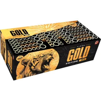 Zábavní pyrotechnika GOLD EDITION TIGER - zahradní ohňostroj 163 výstřelů