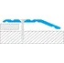 přechodová lišta Acara AP43 28 x 3,5 x 900 mm titan