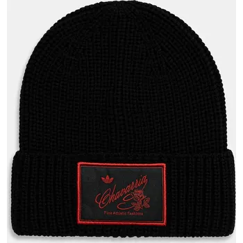 Čepice Vlněná čepice adidas Originals x Willy Chavarria Knit Beanie, ONE SIZE, černá, 99X