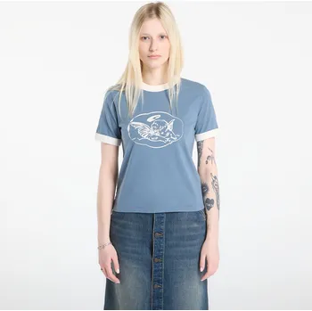 Tričko Carhartt WIP W' S/S Reminiscing Ringer T-Shirt Velvet Blue XS