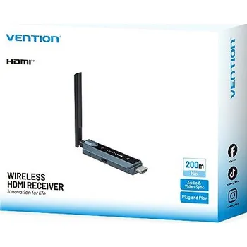 Vention Wireless HDMI Receiver Gray