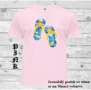 detske-bavlnene-tricko-uv-potisk-plazove-zabky Barva: Pink - růžová, velikost: 164