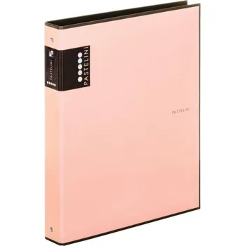 Pořadač A4 lamino 4 kroužkový PASTELINI meruňková