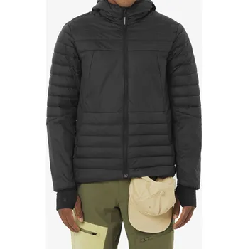 Pánská větrovka Zateplená bunda Salomon Rflx HD JKT - deep black