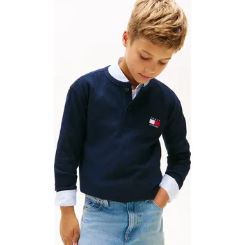 Dětské tričko s dlouhým rukávem Tommy Hilfiger KB0KB10166.128.176.PPY2 námořnická modř 59X, vel. 128