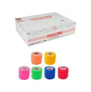 CoPoly Obinadlo elast. CoPoly 2,5cm x 4,6m MIX NEON 24ks