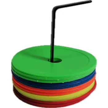 Sportovní kužel Značky na podlahu kruh - 5x4, sada 20 ks