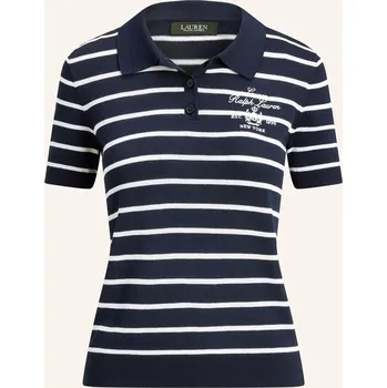 Dámský svetr Lauren Ralph Lauren Dámské Pletené Polo Tričko, tmavě modrá /...