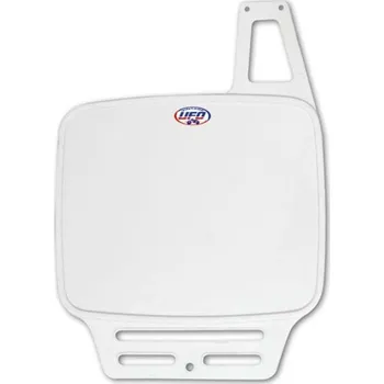 UFO Přední poznávací značka White KTM ME08045#W