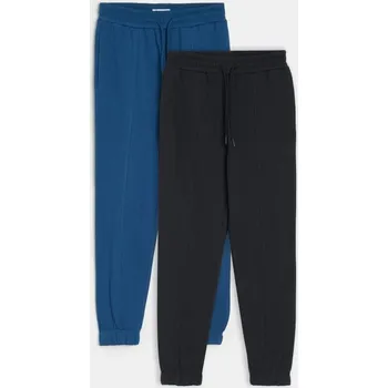 Sinsay - Sada 2 kalhot joggers - černá - 347HM-99X - 347HM-99X-158
