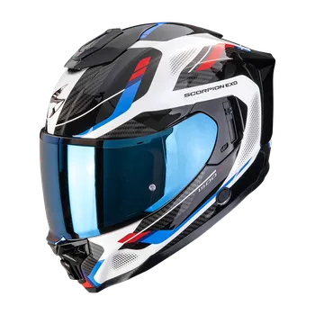 Helma na motorku EXO-1500 AIR SLEEK bílo/červeno/modrá XXL (63/64)