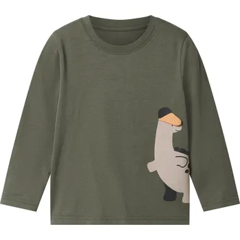 Chlapecké oblečení lupilu® Dětské triko s dlouhými rukávy (zelená, 98/104)