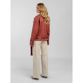 Dámský kabát Salme Kabát pro přechodné období Bona Červená Regular Fit 38