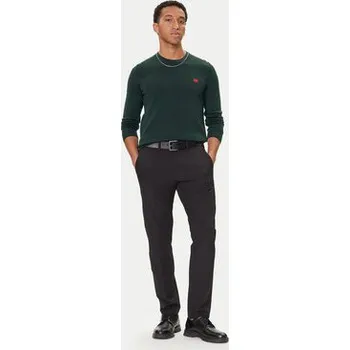 Pánské oblečení HUGO Svetr San Cassius-C1 50475083 Zelená Regular Fit S