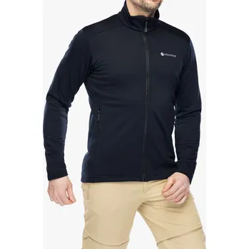 Pánská mikina Rozepínací mikina Montane Protium Jacket - black/black