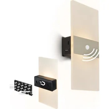 Nástěnné svítidlo Briloner 3888012 - LED Nab nást svít se senz AURA LED/2,5W/5V 1800 mAh matný