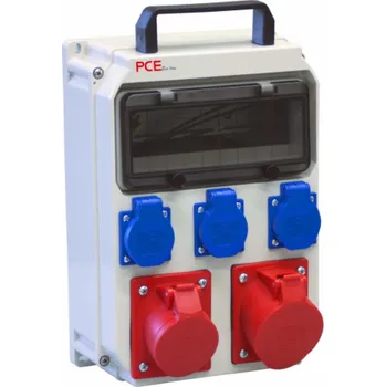 PCE Přenosný rozvaděč HEL 10M 32/5 16/5 3GS 230V IP54 ECOline 90EKO001