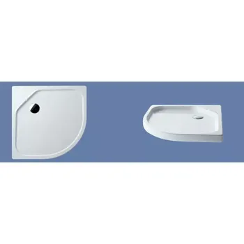 Sprchová vanička sprchová vanička Kaldewei Fontana 100/100/2,5 model 565-1,čtvrtkruhová smaltovaná ocel, bílá