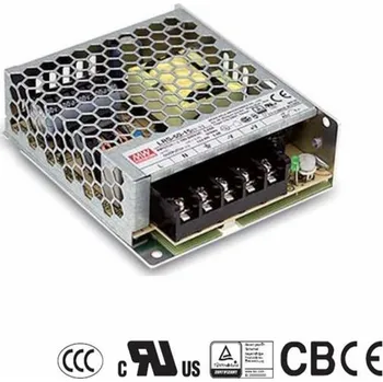 spínaný zdroj MEANWELL - LRS-75-24 - Průmyslový napájecí spínaný zdroj uzavřený 24V 75W