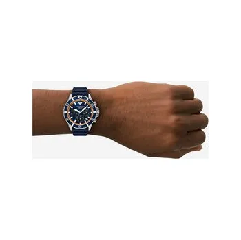 Hodinky Emporio Armani World Explorer AR11696 Tmavomodrá OS