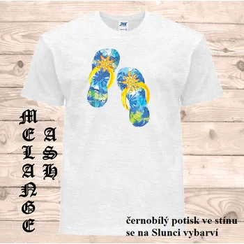 detske-bavlnene-tricko-uv-potisk-plazove-zabky Barva: Heather grey - vřesově šedá, velikost: 104