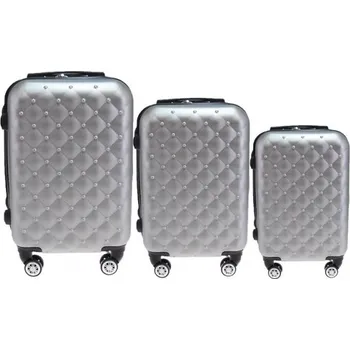 Sada 3 kufrů skořepinových LA2 šedá