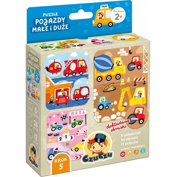 Puzzle CzuCzu Puzzle Vozidla malá i velká 2+