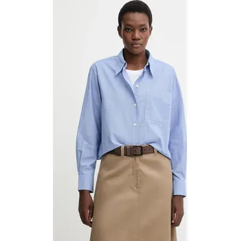 Pánská košile Bavlněná košile Marc O'Polo 5000007467 námořnická modř 59X, vel. L