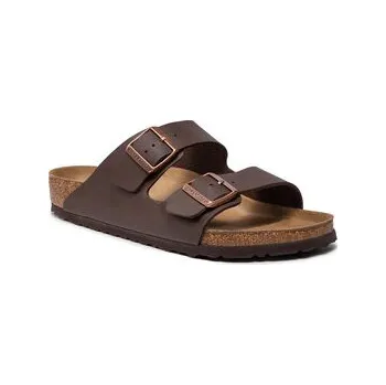 Dámské žabky Birkenstock Nazouváky Arizona Birko-Flor 0051701 Hnědá 40